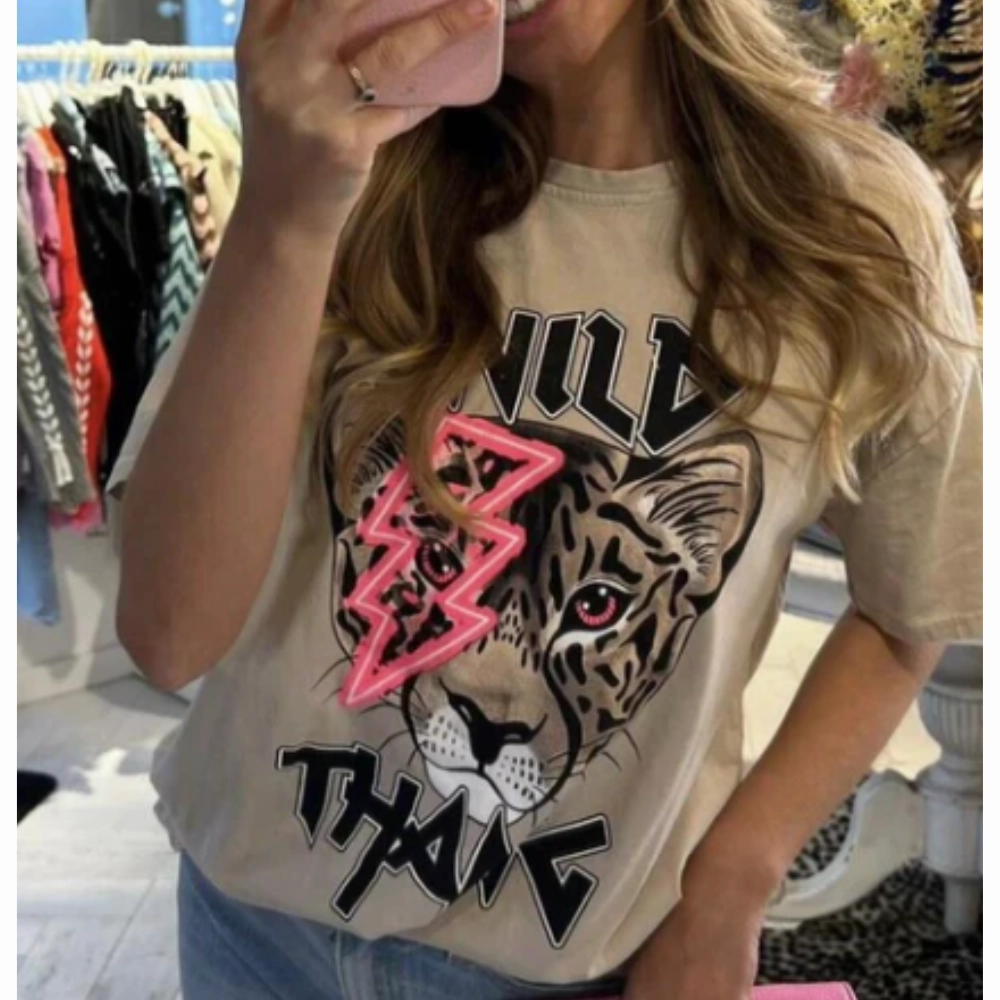 The Boutique Wild Thang Oversized Tee Holiday Collection - vacation wear sale