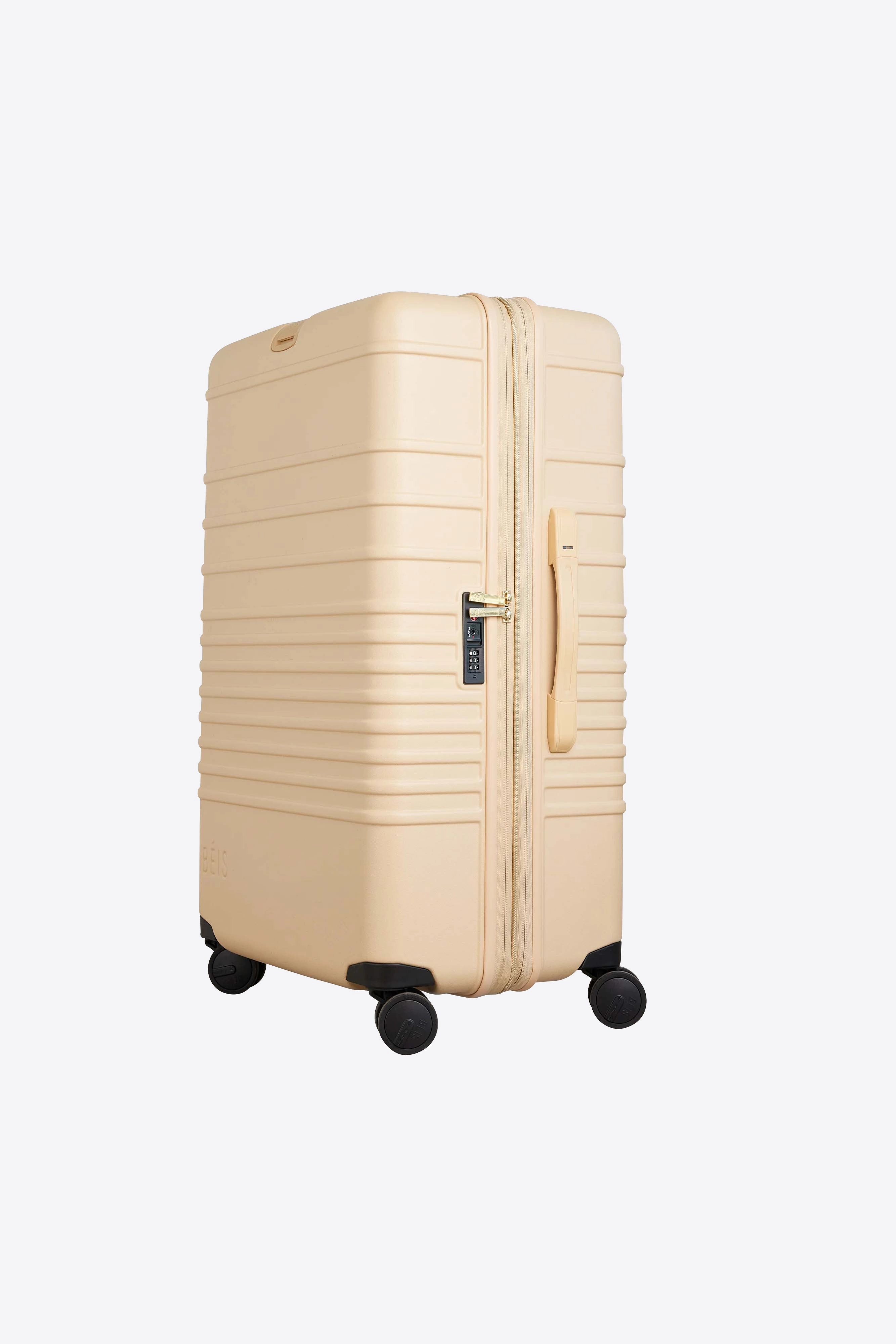 The Large Check-In Roller in Beige