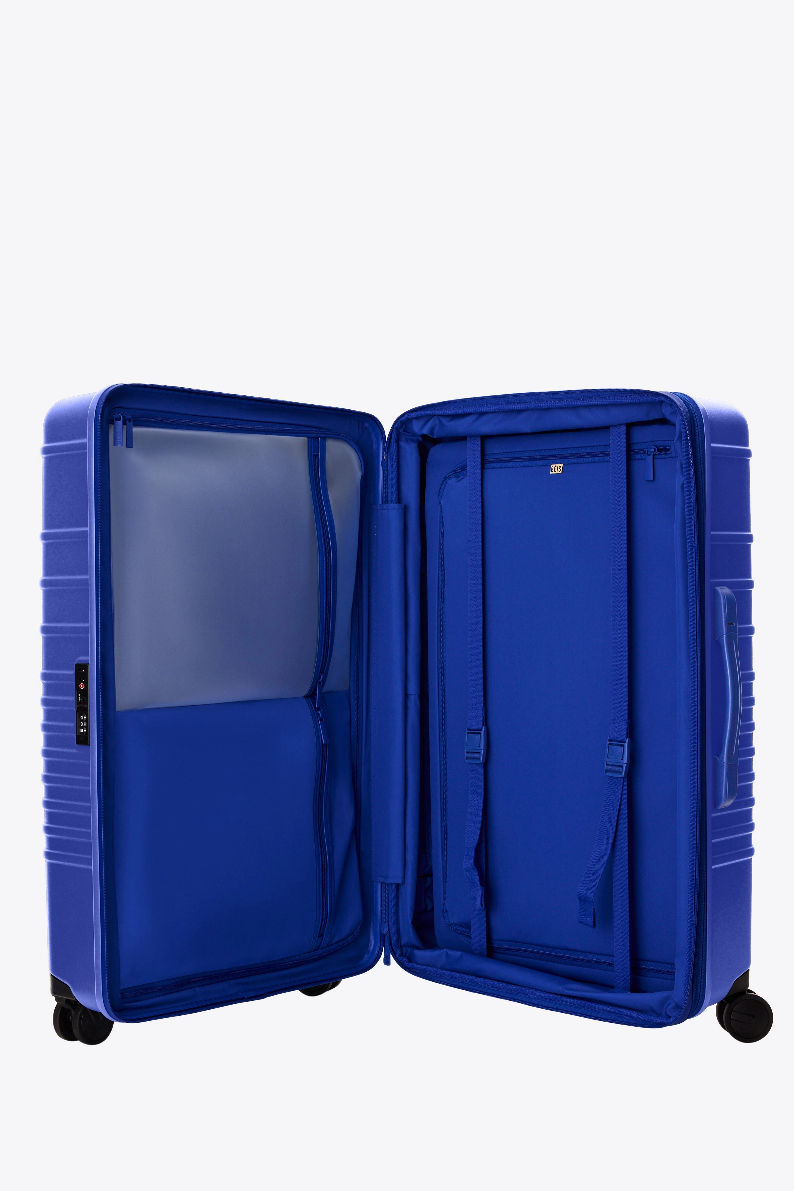 The Large Check-In Roller in Cobalt Blue