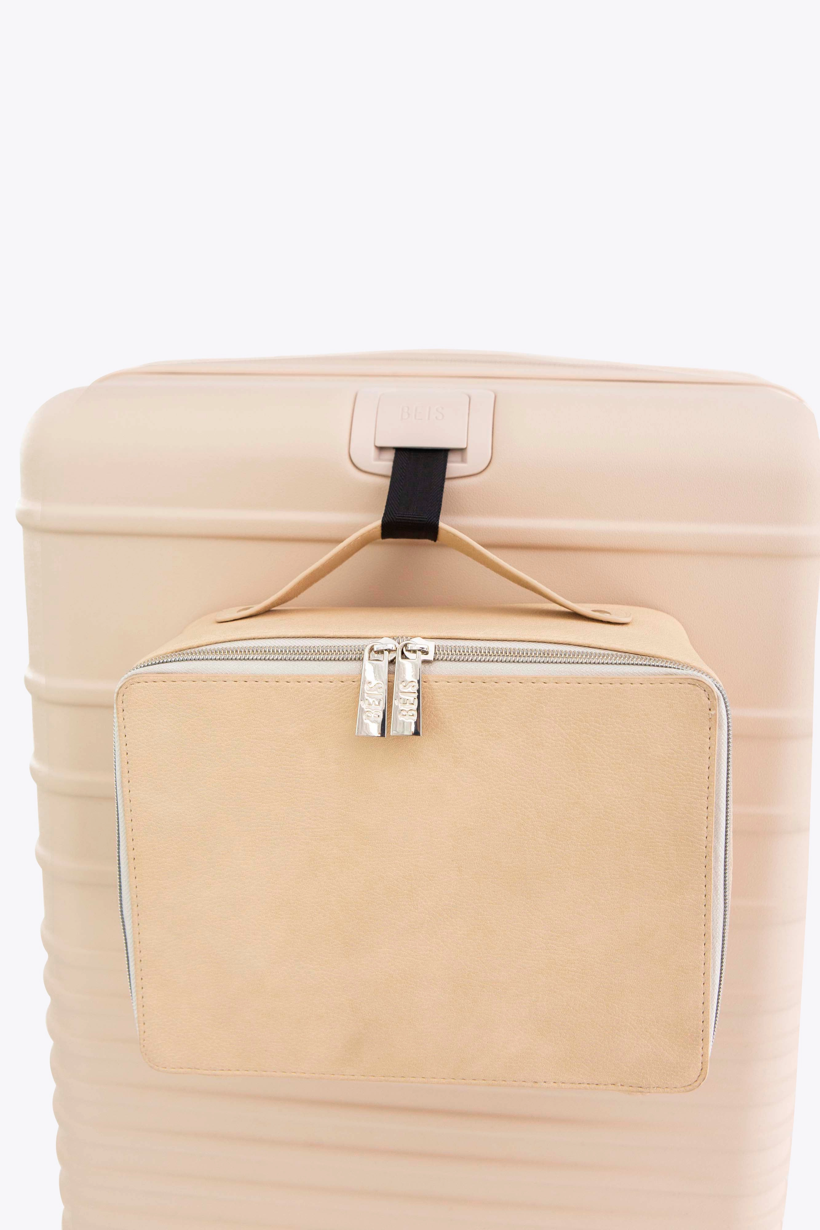 The Medium Check-In Roller in Beige