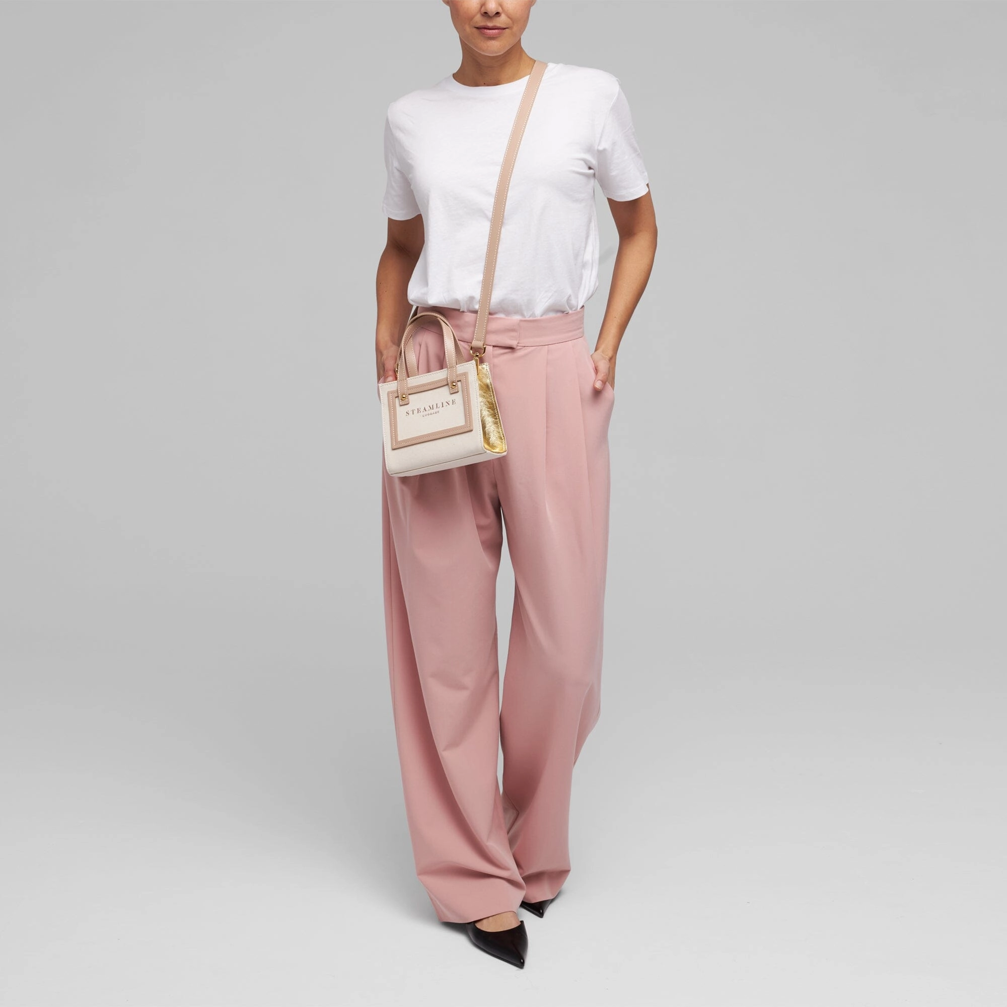 The Navigator - Stone Micro Tote