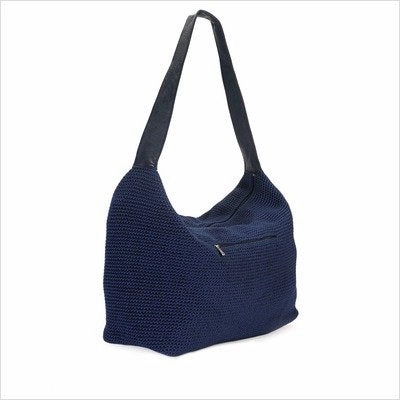 THE SAK Women's Sport Crochet Large Duffel Hobo Bag,Taupe