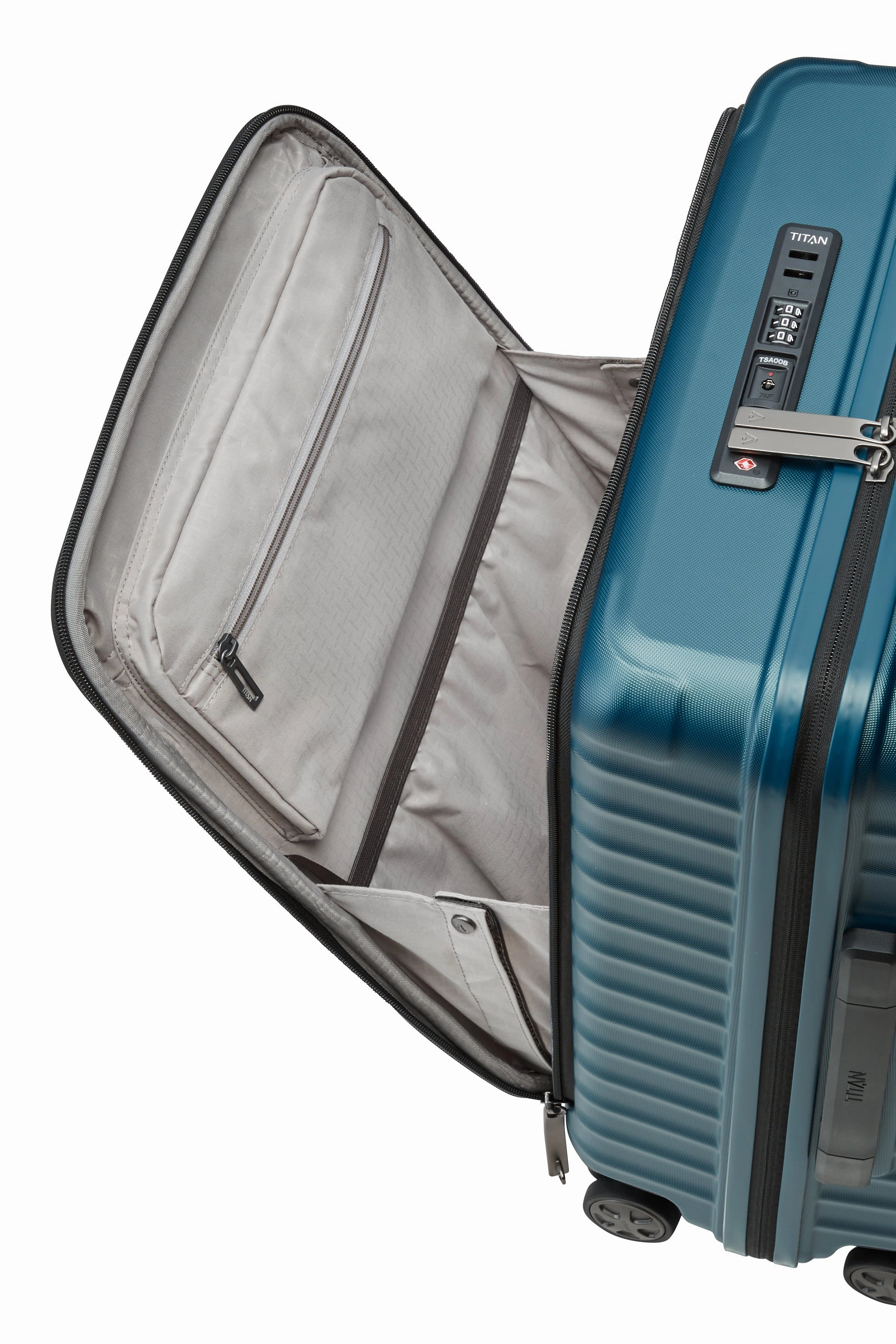Titan LITRON Trolley S with Front Pocket Carry-On Luggage