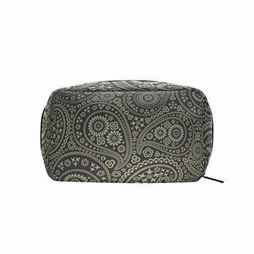 Toiletry Bag Star Paisley Pattern Womens Beauty Makeup Case Brush Cosmetic Organizer