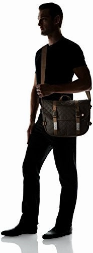 Token Bags Quilted Lorimer Lite Messenger Bag, Black, One Size