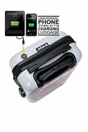 Tokyoto Luggage Carry-On Trolley Cabin Suitcase Travel Bag - Big Mouth (Trolley   Charger)