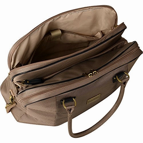 Tommy Bahama Haven 20 Inch Boarding Bag, Champagne/Navy