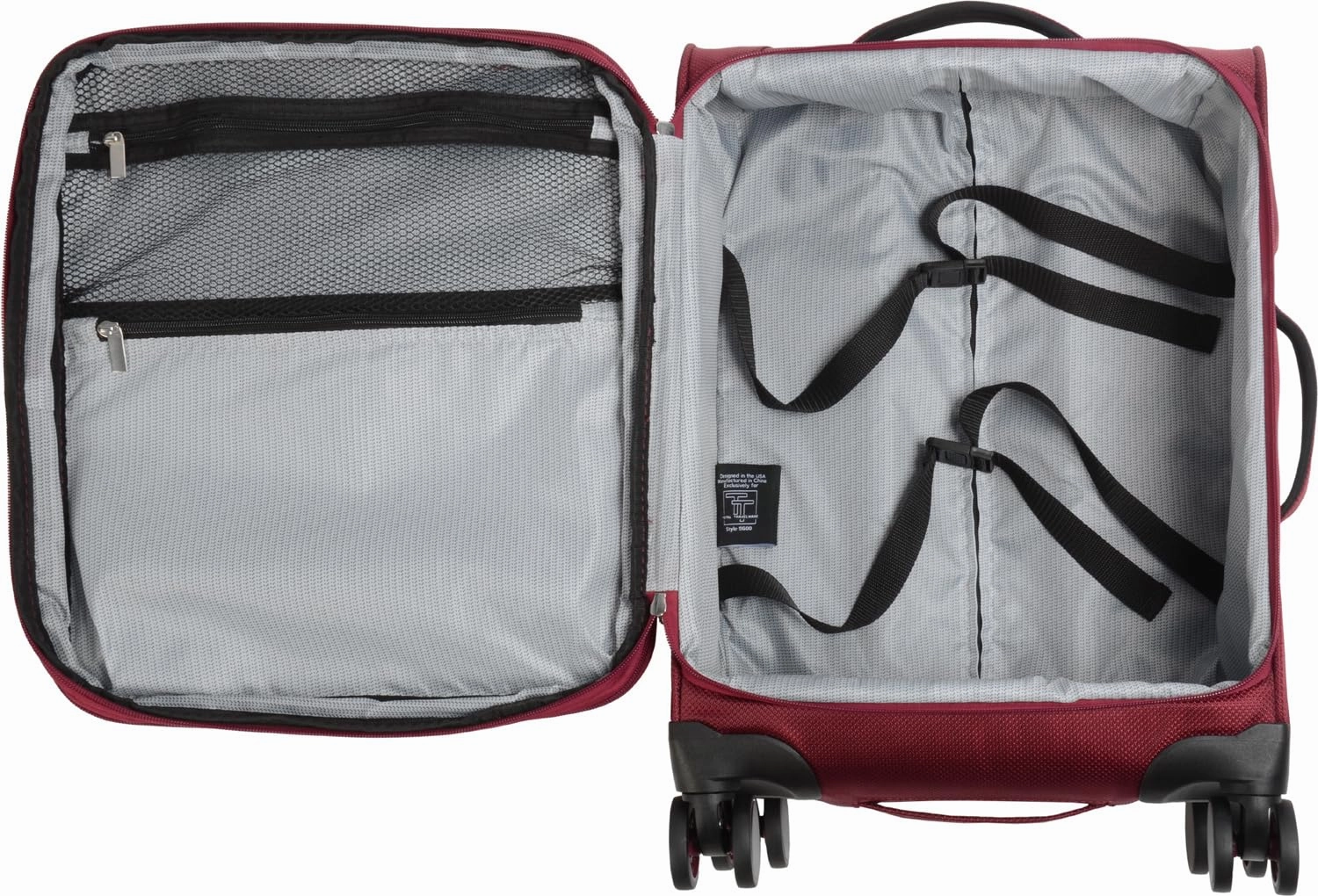 TOTAL TRAVELWARE Everest 20-Inch Carry-On Expandable Softside Spinner