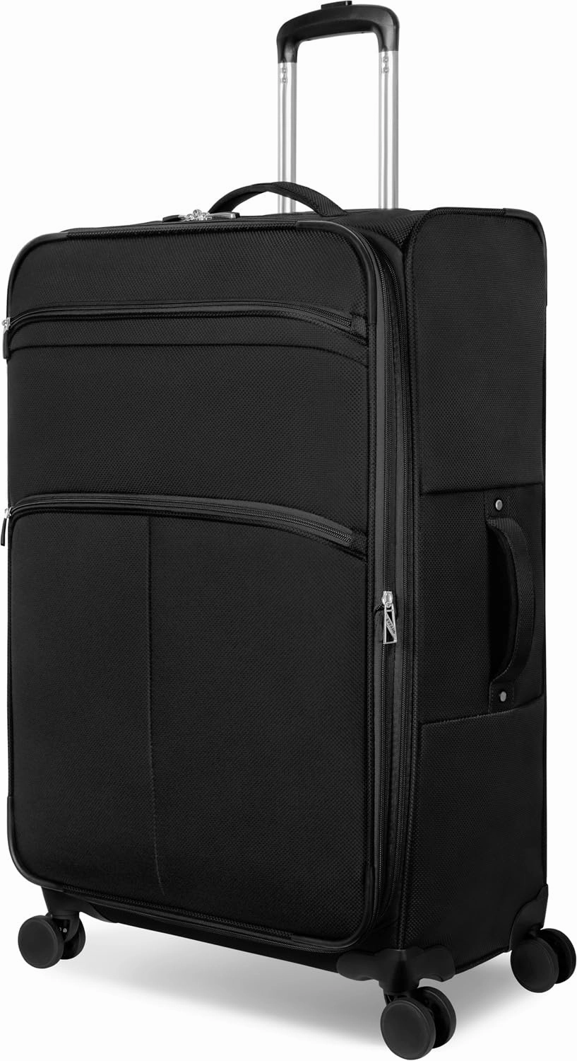 TOTAL TRAVELWARE Everest  4 Piece Expandable Softside Spinner Luggage Set (29", 25", 20", 15")