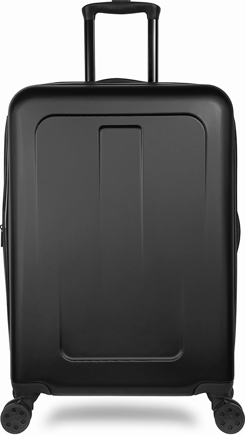 TOTAL TRAVELWARE Passage Expandable Hardside Spinner (Checked-Medium 24-Inch)