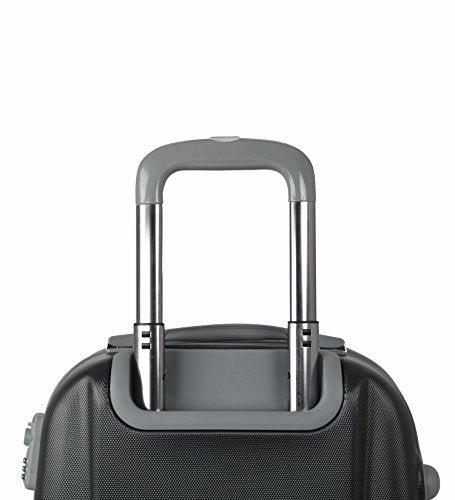 TPRC 3 Piece Premium "Barnet Collection 2.0" Hardside Expandable Luggage Set with ADDED TSA Lock, Chrome Trolley, and Upgraded Double Spinner Wheel System, Black Color Option