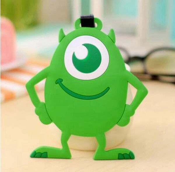 Travel Accessories Creative Luggage Tag Animal Cartoon Silica Gel Suitcase Id Addres Holder Baggage