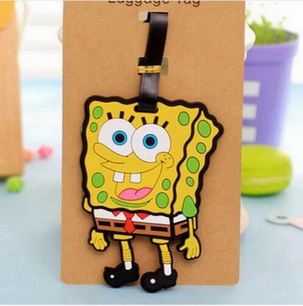 Travel Accessories Creative Luggage Tag Animal Cartoon Silica Gel Suitcase Id Addres Holder Baggage