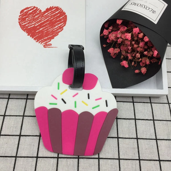 Travel Accessories Creative Luggage Tag Animal Cartoon Silica Gel Suitcase Id Addres Holder Baggage