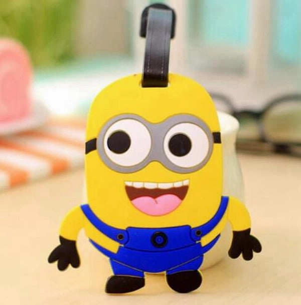 Travel Accessories Creative Luggage Tag Animal Cartoon Silica Gel Suitcase Id Addres Holder Baggage