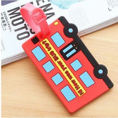 Travel Accessories Creative Luggage Tag Animal Cartoon Silica Gel Suitcase Id Addres Holder Baggage