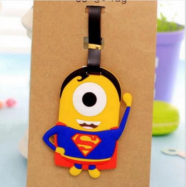 Travel Accessories Creative Luggage Tag Animal Cartoon Silica Gel Suitcase Id Addres Holder Baggage