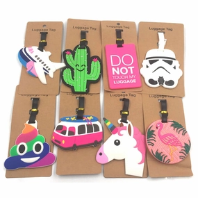 Travel Accessories Star Wars Luggage Tags Animal Cartoon Silica Gel Suitcase Id Addres Holder