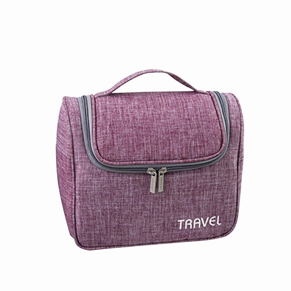 Travel Makeup Cosmetic Bag Toiletry Wash Case Organizer Storage Hanging Pouch