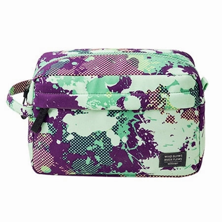Travel Men Bath Bag Cables Organizer Trip Cosmetic Toiletry Case Makeup Beauty Wash Pouch