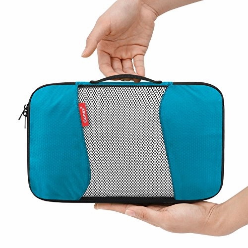 Travel Packing Cubes, Gonex Luggage Organizers L M 3XS Laundry Bag Blue
