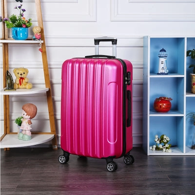 Travel Suitcase With Wheels 24 Inch Girl Trolley Case Rolling Carry-On Luggage Travel Bag Box Woman