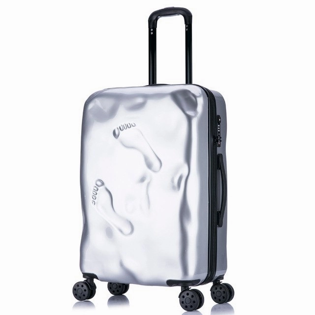 Travel Tale Personality Damaged Footprints Restoring Ancient Ways 100% Pc Suitcase Carry On Spinner