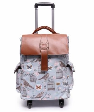 Travel Trolley Backpack Bag Boarding Luggage Bags Rolling Bag With Wheels For Women Travel Duffel