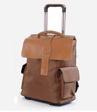 Travel Trolley Backpack Bag Boarding Luggage Bags Rolling Bag With Wheels For Women Travel Duffel
