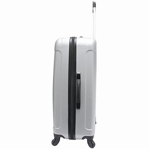Travelers Choice Rome 25" Luggage, Silver