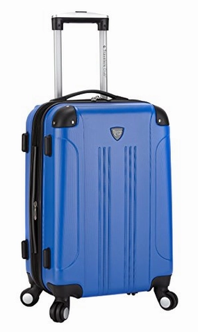 Travelers Club 20" Expandable Hardside Carry-On Luggage With Easy 360 Mobility