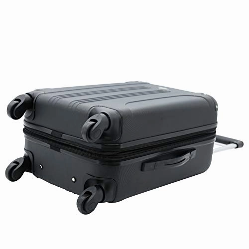 Travelers Club Sky  Luggage Set, Black, 5 Piece