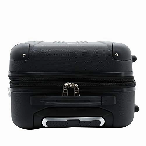 Travelers Club Sky  Luggage Set, Black, 5 Piece