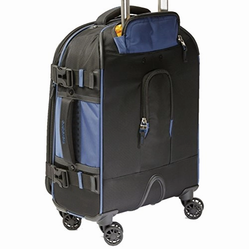 Travelpro Bold 21 Carry-On, Expandable Spinner Luggage With Easy-Access Tablet Sleeve, Blue/Black