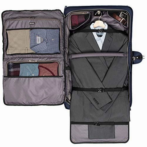 Travelpro Crew Versapack Carry-on Rolling Garment Bag, Patriot Blue