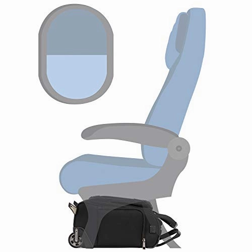 Travelpro Crew Versapack Rolling Underseat Carry-on, Jet Black