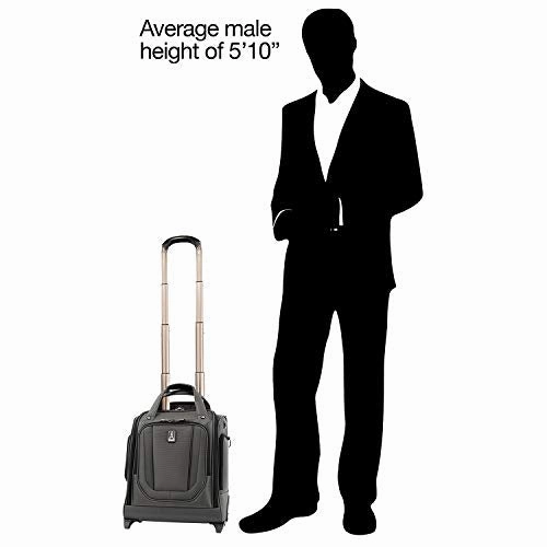 Travelpro Crew Versapack Rolling Underseat Carry-on, Titanium Grey