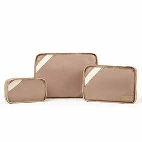 Travelpro Essentials 3 Packing Cube Set (Small/Medium/Large), Khaki