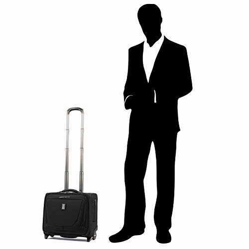 Travelpro Luggage Crew 11 16" Carry-On Rolling Tote Suitcase, Black