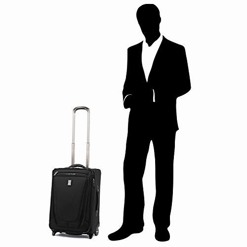 Travelpro Luggage Crew 11 20" Carry-on International Rollaboard w/USB Port, Black