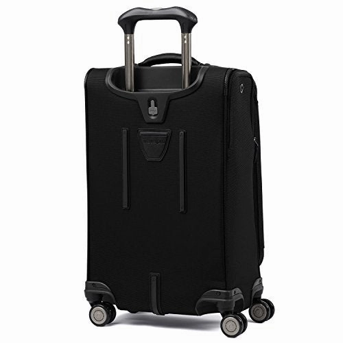 Travelpro Luggage Crew 11 20" Carry-on International Spinner w/USB Port, Black