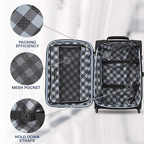 Travelpro Luggage Expandable Carry-On, Black
