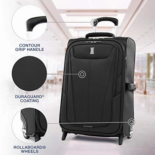 Travelpro Luggage Expandable Carry-On, Black