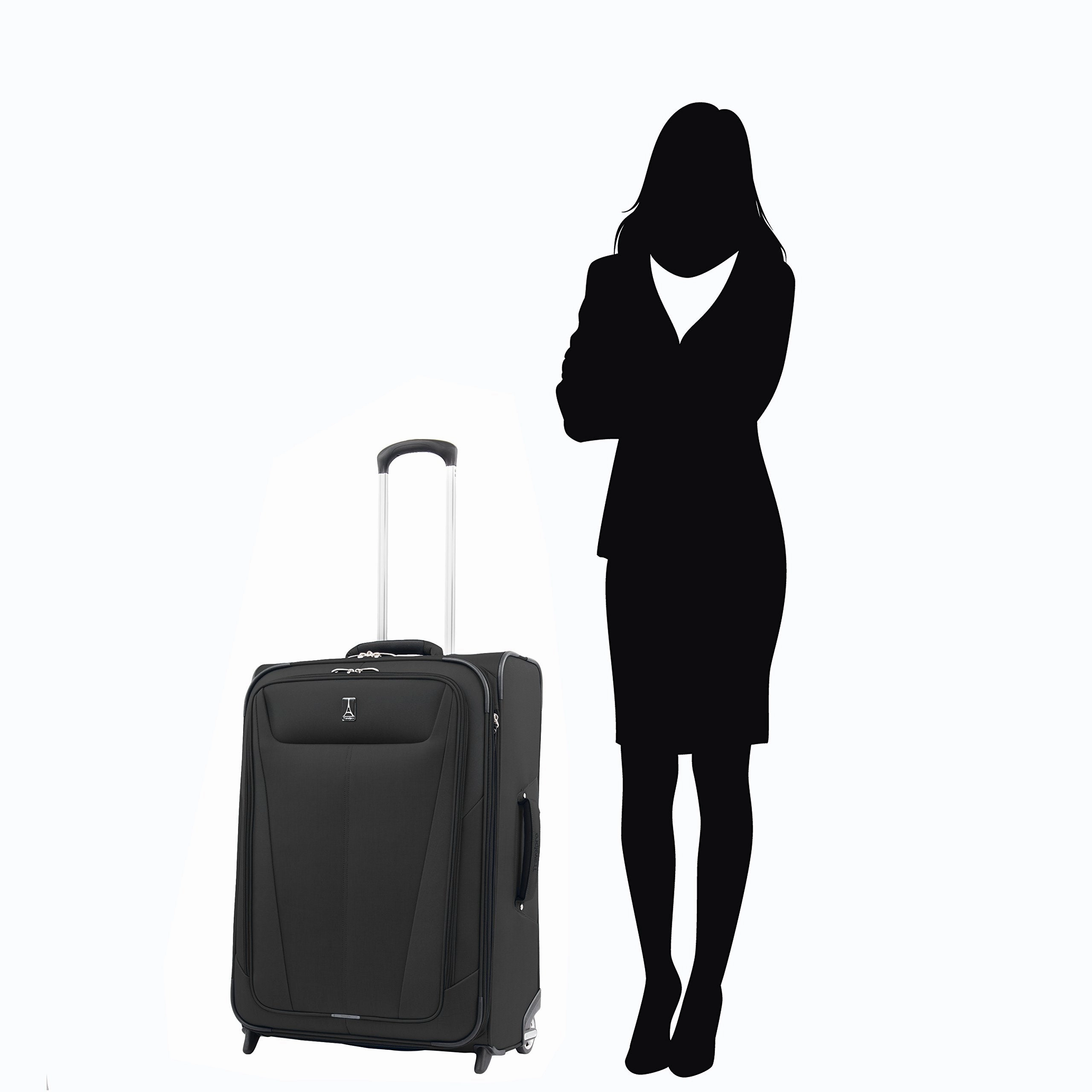 Travelpro Luggage Expandable Checked-Medium, Black