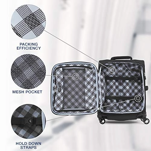 Travelpro Luggage International Carry-on, Black