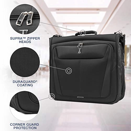 Travelpro Luggage Maxlite 5 22" Lightweight Bi-Fold Carry-on Garment Bag, Suitcase, Black