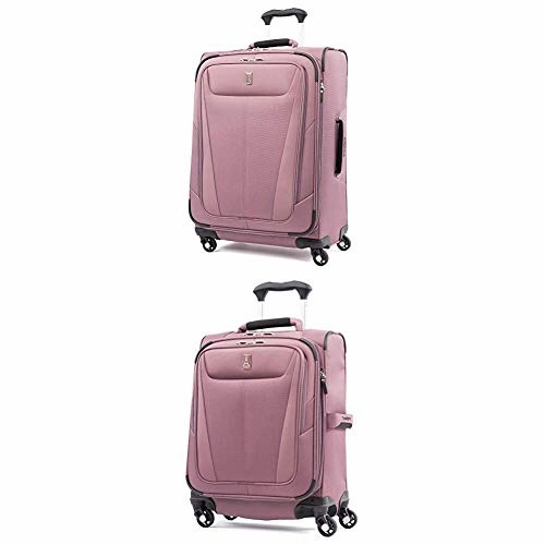 Travelpro Luggage Maxlite 5 Lightweight Expandable Suitcase   20" Carry-On Spinner (Dusty Rose)