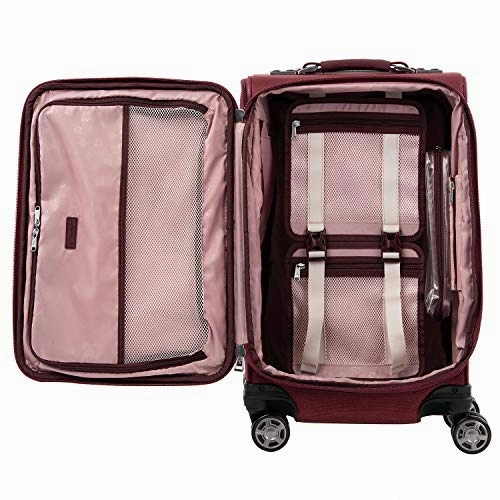 Travelpro Luggage Platinum Elite 21" Carry-On Expandable Spinner With Usb Port, Bordeaux