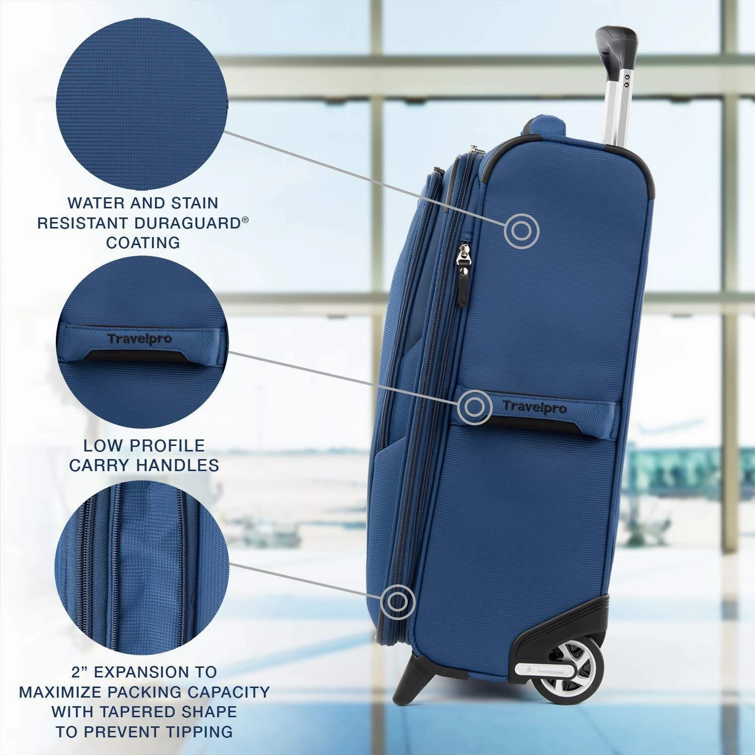 TravelPro Maxlite 5 22" 2-Wheel Carry-On Luggage