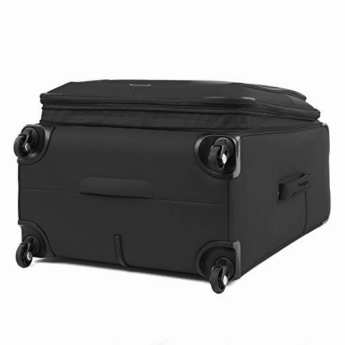 Travelpro Maxlite 5 | 4-PC Set | Int'l Carry-On, 25" & 29" Exp. Spinners with Travel Pillow (Black)